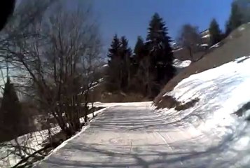 ski sur Crest Voland en janvier (Ah bon)