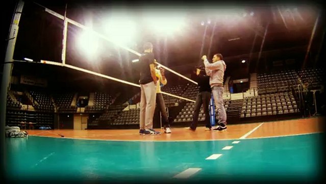 Jerome Alonzo rencontre Christophe Meneau coach AS Cannes volley