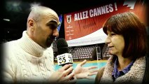 Jerome Alonzo rencontre Katherine  journaliste Nice-Matin  / AS Cannes volley