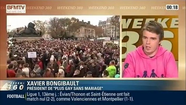17/11/12 Xavier Bongibault sur BFM TV - La Manif Pour Tous