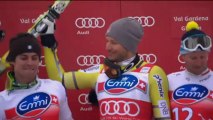 Svindal imprendibile, Marsaglia e Heel sul podio