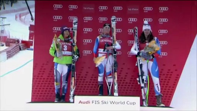 Esquí - Lara Gut gana el descenso y Vonn sufre un accidente sin consecuencias