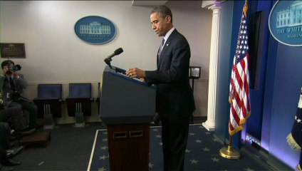 Obama chora ao falar de massacre em escola