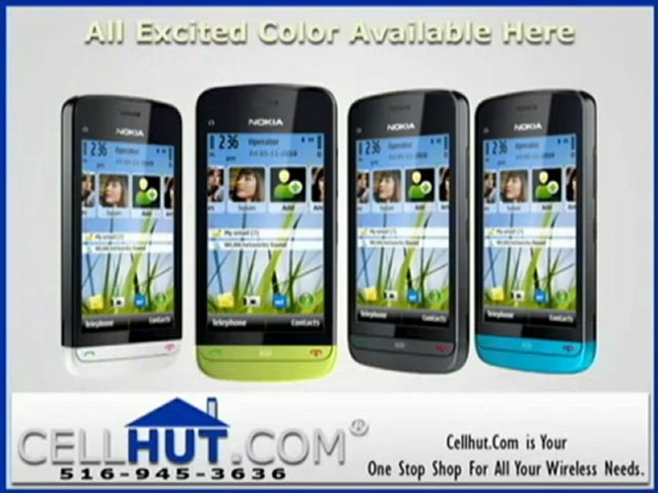 Nokia C5-03 Unlocked Quadband Touchscreen GSM Cell Phone - YouTube