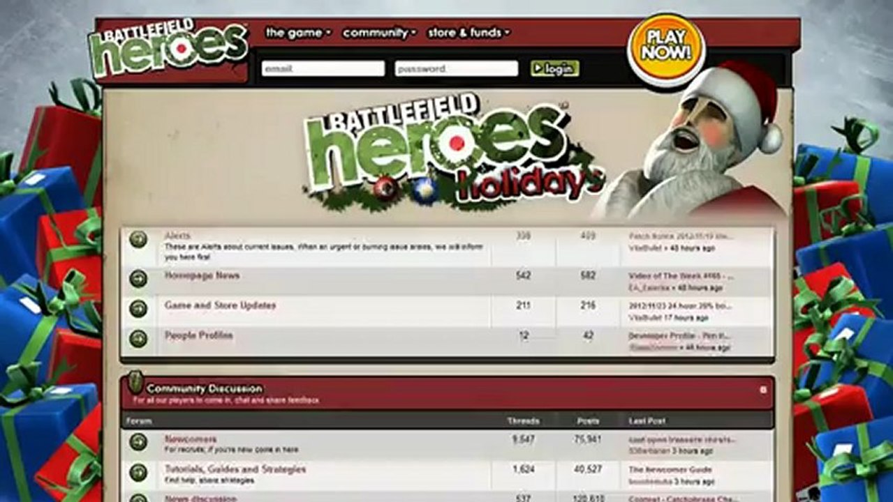 Battlefield Heroes - Bande-annonce #24 - C'est Noël