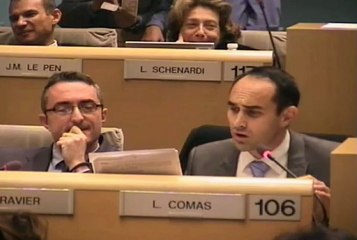 Intervention de Laurent Comas en Région Paca sur les aides pour l'emploi.