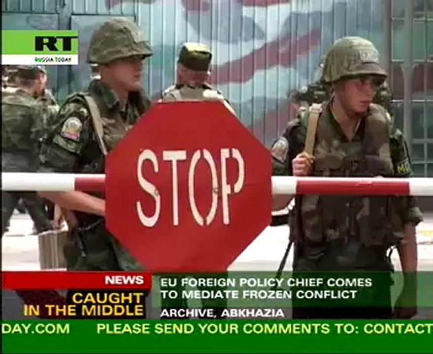 EU Foreign chief mediates Georgia-Abkhazia conflict