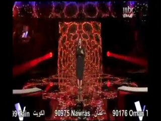 يسرى محنوش في اغنية "ميحانة" في الحلقة النهائية لاحلى صوت
