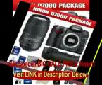 Nikon D7000 16.2MP DX-Format CMOS Digital SLR - 3 LCD Body   55-300mm VR Package 12