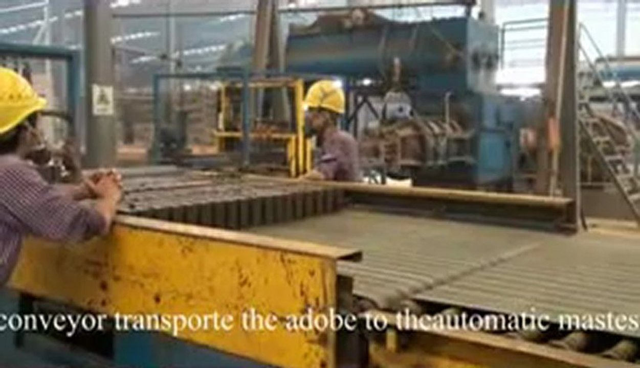 Automatic clay brick plant
