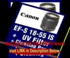 Canon EF-S 18-55mm f/3.5-5.6 IS II SLR Lens - Mark II (white box) with a 58mm UV Digital Multi Coated Filter, Lens Pen Cle...