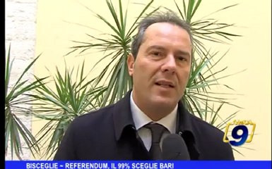 Bisceglie | Referendum, il 99% sceglie Bari