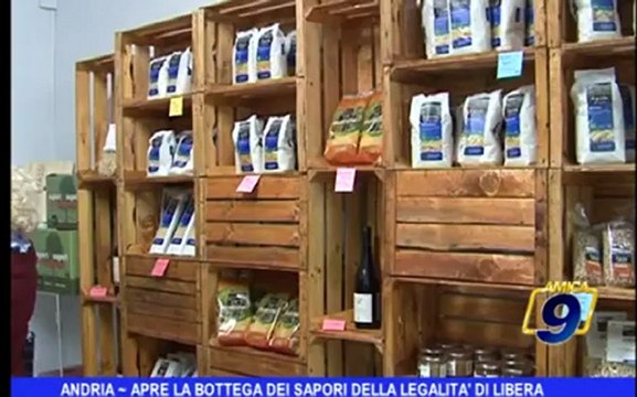 Andria | Apre la bottega dei sapori della legalità di libera