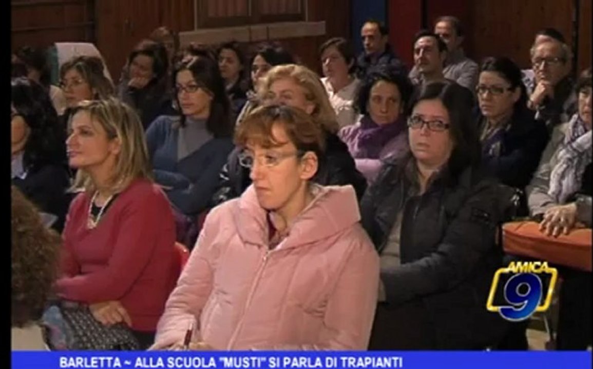Barletta | Alla scuola "Musti" di parla di trapianti