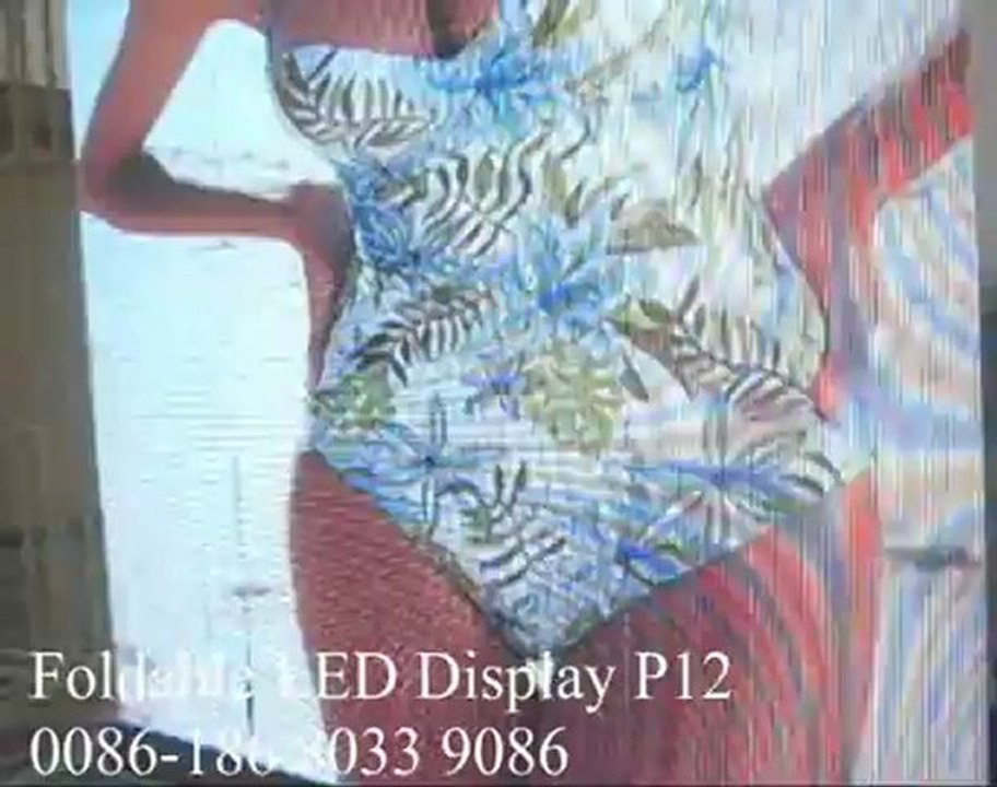 LED curtain display led curtain flexible foldable.led.display@ledaliveshow.com