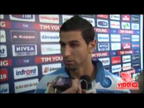 Cagliari-Napoli - Intervista a Britos (live 27.11.12)