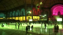 Le Grand Palais transformé en patinoire géante pour les fêtes