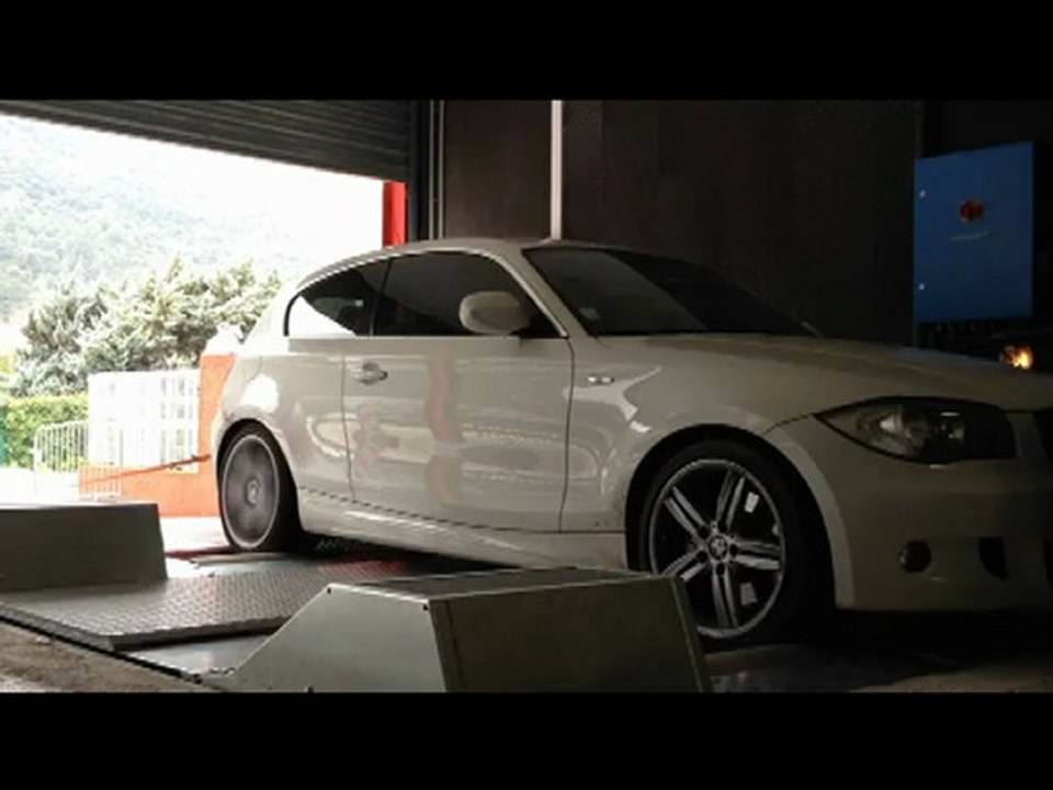 ::: o2programmation ::: BMW 123d, 204@252Cv Reprogrammation moteur sur Banc de puissance Cartec Marseille Gemenos