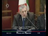 Roma - L'audizione del Ministro della difesa, Giampaolo Di Paola (06.12.12)