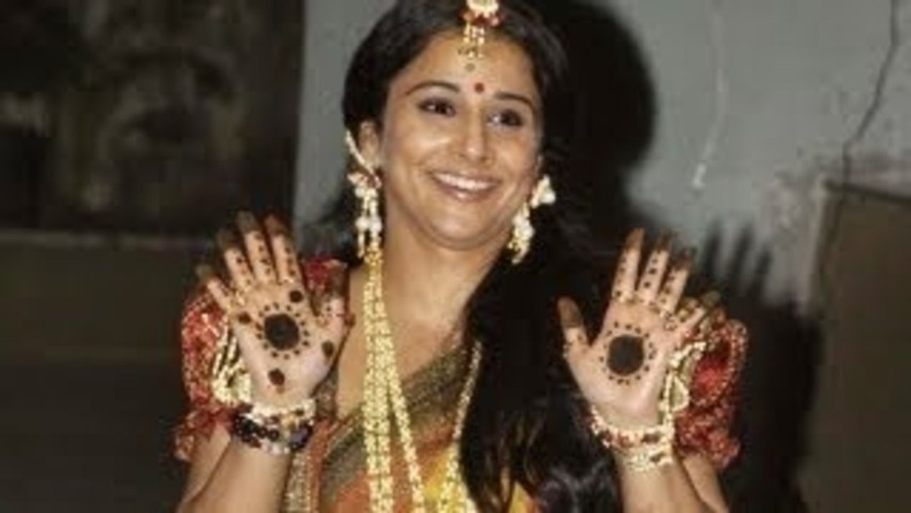 Vidya Balan's Mehendi Ceremony