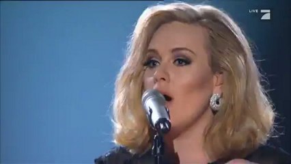 Adele at the 54th Grammy Awards 2012 Rolling in the deep