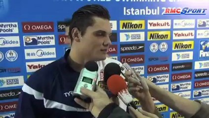 Manaudou: "Vice-champion du monde, je ne vais pas cracher dessus" (14/12/12)