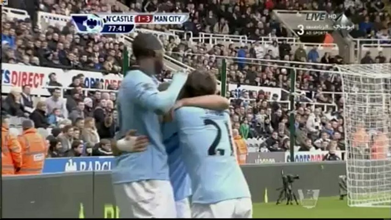 هدف مان سيتى الثالث أمام نيوكاسل يحيى توريه