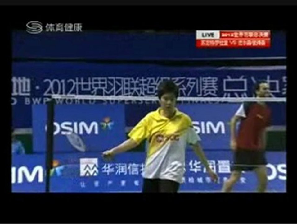[BWF Super Series 2012] SET 2 Sudkate,Saralee VS Fischer,Christinna 15/12/2012
