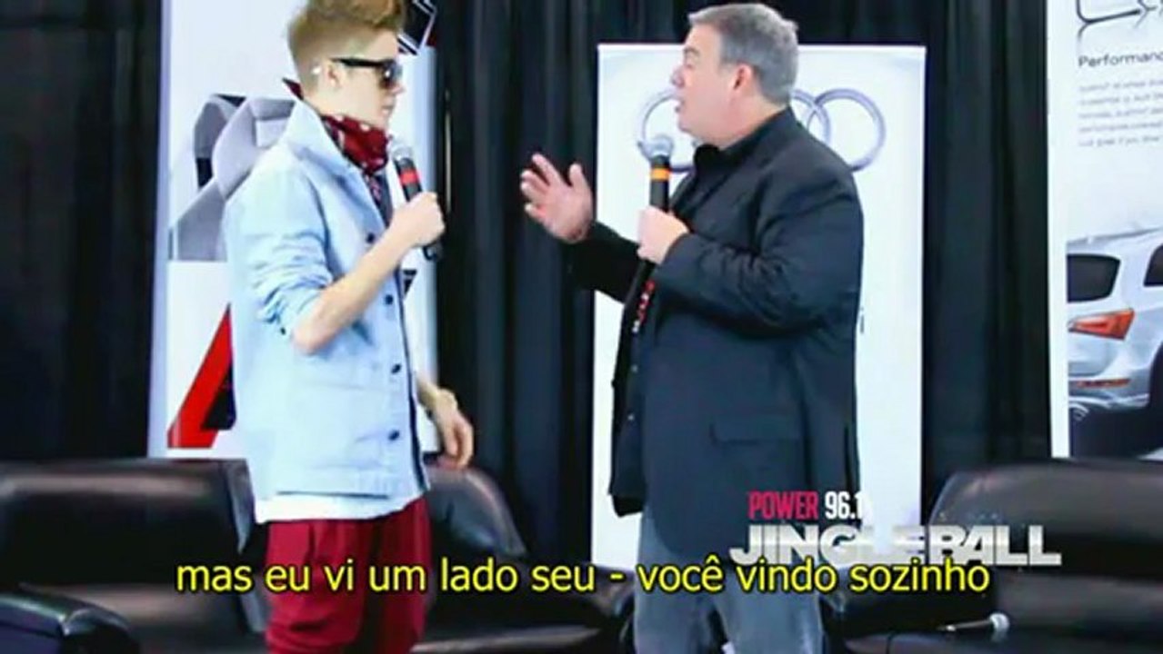 Power 96.1 - Jingle Ball 2012: Justin Bieber é entrevistado por Elvis Duran [LEGENDADO]