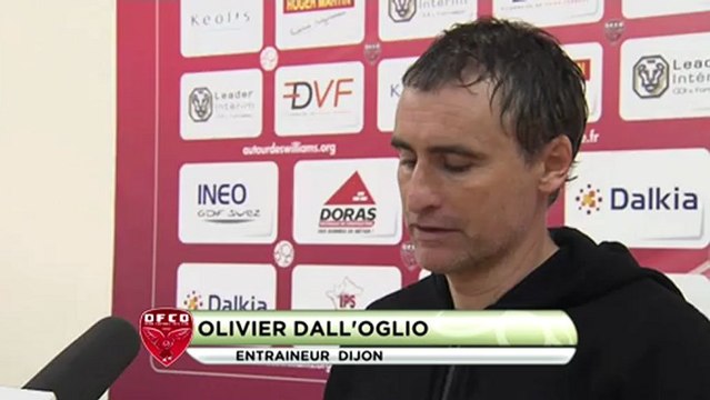 Conférence de presse Dijon FCO - FC Istres : Olivier DALL'OGLIO (DFCO) - José PASQUALETTI (FCIOP) - saison 2012/2013