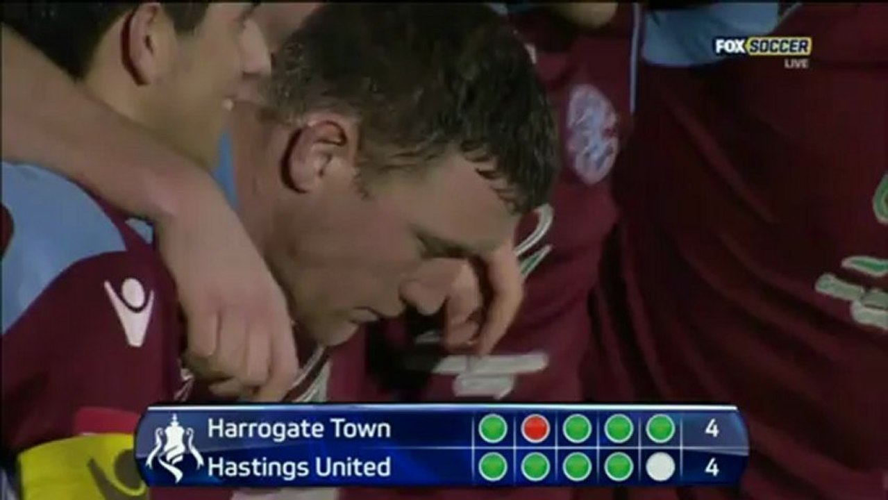 Hastings United - Harrogate Town - FA Cup 2nd Round Replay (penalty shootout) - 13th December 2012