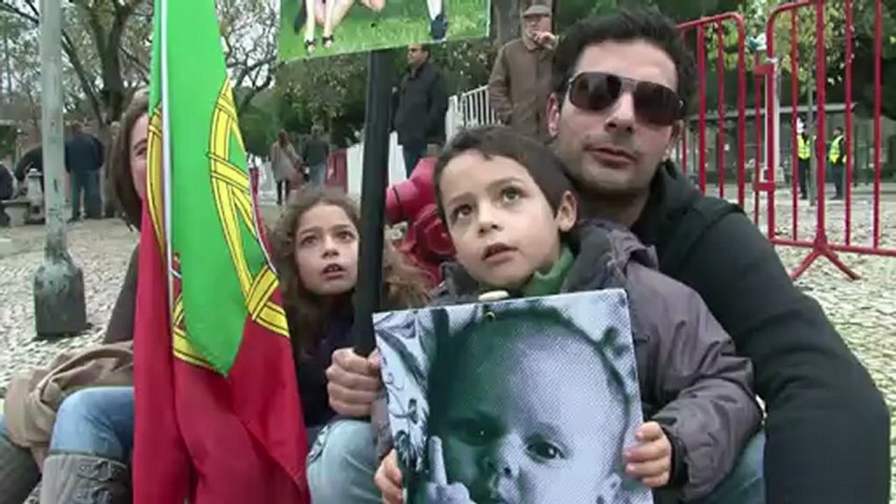 Protesto em Lisboa