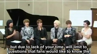 ‪Eng Sub | KBS WORLD Radio Arabic Interview with Super Junior 슈퍼주니어 2011 (2-2)