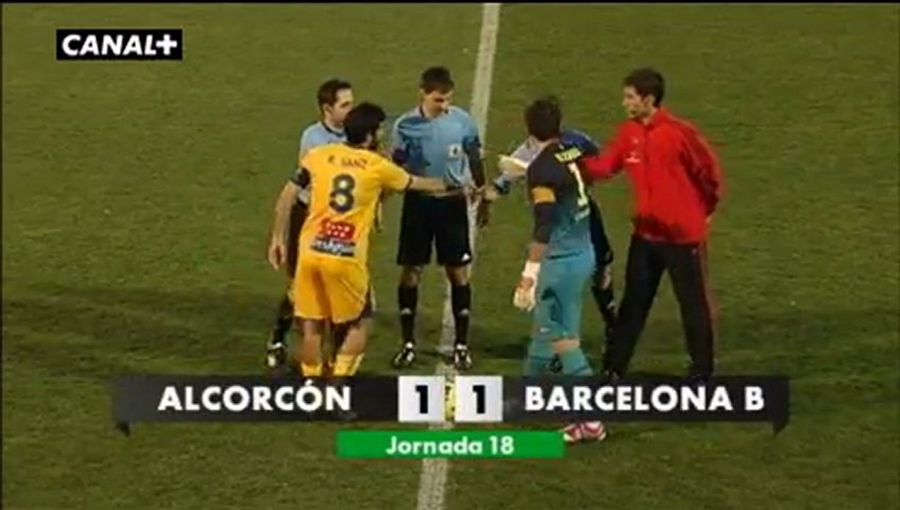 Liga Adelante  Alcorcón 1  Barcelona 1