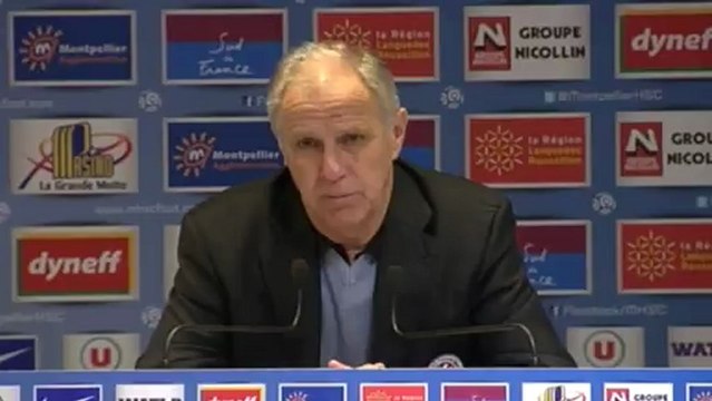 René Girard après MHSC 4-0 SCB (J18)