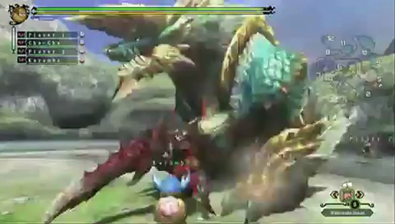 Batalla contra Zinogre de Monster Hunter 3 Ultimate en HobbyConsolas.com