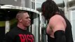 WWE superstar John Cena performs Attitude Adjustment on Kane at top of Burj Khalifa