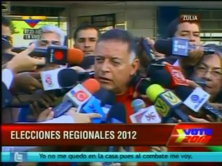 Arias Cárdenas: Todo debe desarrollarse en plena paz