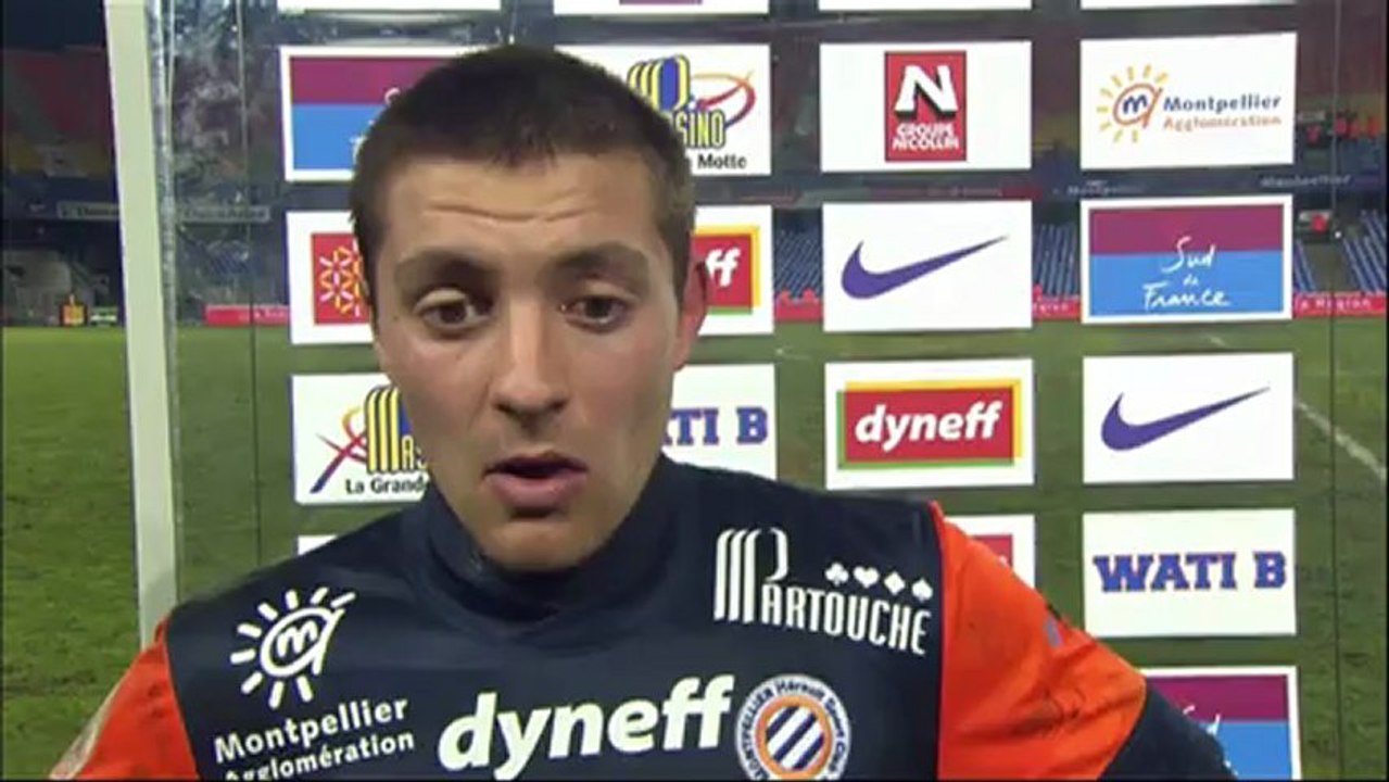 Interview de fin de match : Montpellier Hérault SC - SC Bastia - saison 2012/2013