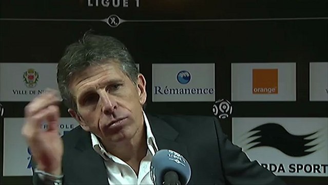 Conférence de presse OGC Nice - Evian TG FC : Claude PUEL (OGCN) - Pascal DUPRAZ (ETG) - saison 2012/2013