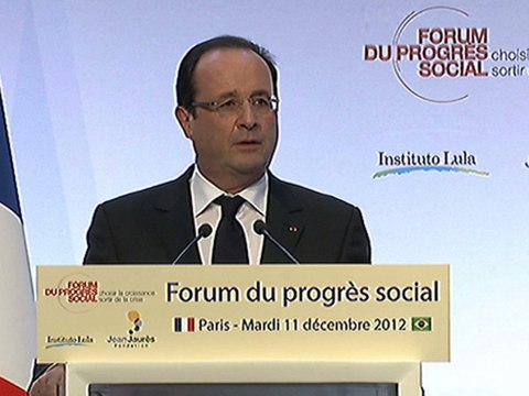 Discours à l'occasion de l'ouverture du Forum du progrès social