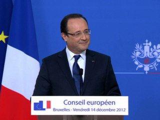 Conférence de presse à l'issue du Conseil européen