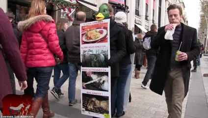 Happening contre le foie gras (15.12.2012)