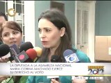 Diputada María Corina Machado: Es un momento crucial para la República