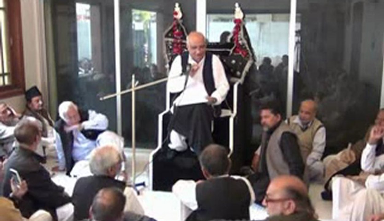 Part 1 of 2 New Marsia By Syed Qamar Zaidi dated 16 December, 2012 in 37th Jadeed Marsia ka kul Karachi silsala-e-majalis at Kehkashan Karachi, Pakistan.