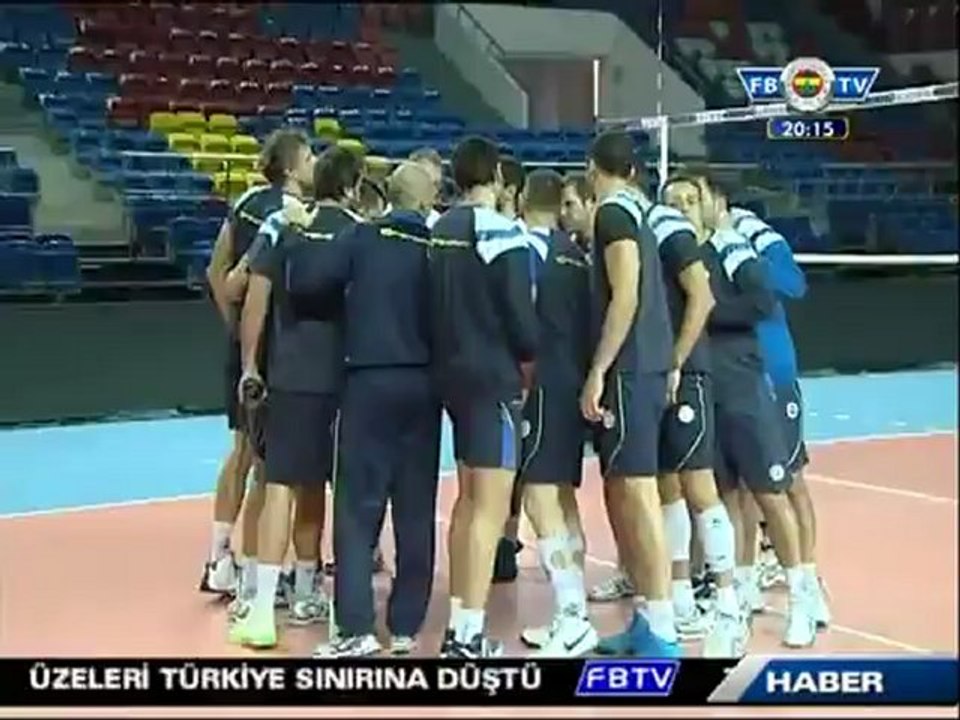 15 Aralık 2012 Lacivert Şövalyeler Ziraat Bankası Maçına Hazır