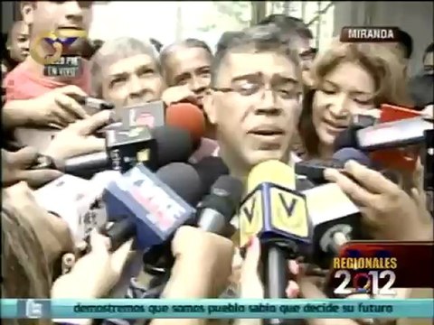 Jaua: estamos contentos con la participación en Miranda