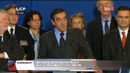Évènements : Discours de François Fillon sur la réhabilitation urbaine