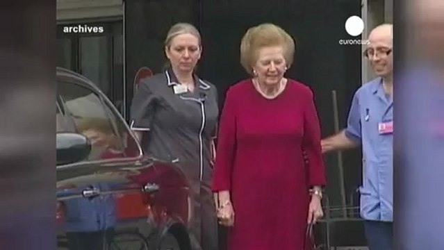 Margaret Thatcher esce dall'ospedale