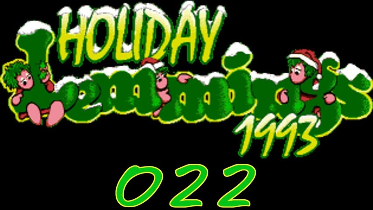 Let's Play Holiday Lemmings 1993 - #022 - Backe, Backe, Brücke